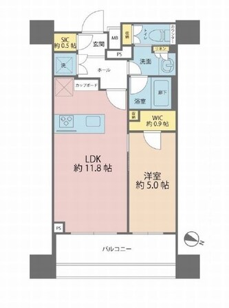 パークホームズ千代田淡路町の物件間取画像